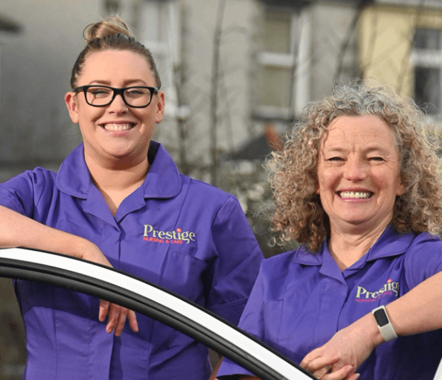 care management services available locally, with branding and text ‘Care management local to you’ to highlight accessible personalized support.